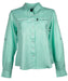 Hooey "Sol" Ladies Long Sleeve Pearl Snap Shirt, Sea Foam - XXLarge  