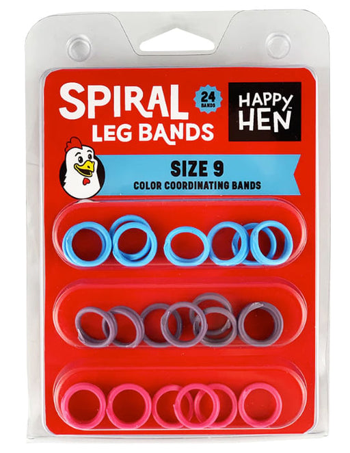 Spiral Leg Bands, 24 pk - Spiral Leg Bands, 24 pk, Size 9  