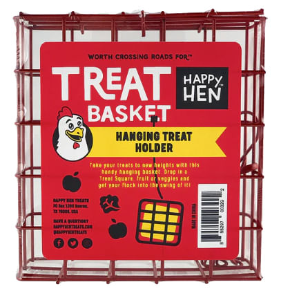 Happy Hen Treat Square - Happy Hen Hanging Treat Square Basket  