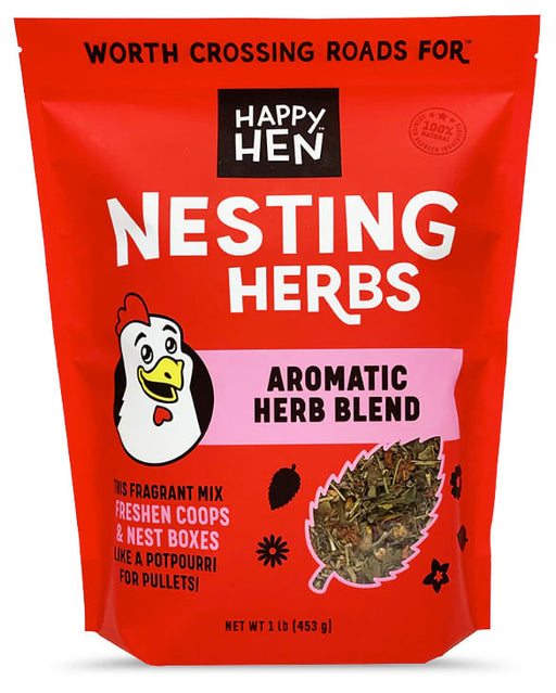 Happy Hen Nesting Herbs, Aromatic Herb Blend, 1 lb bag -   