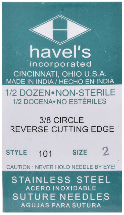 Suture Needles, Style 101 (6 pack) - Sz 4  