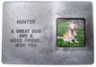 Personalized Engraved Pet Memorial Marker w/ Photo Frame -   