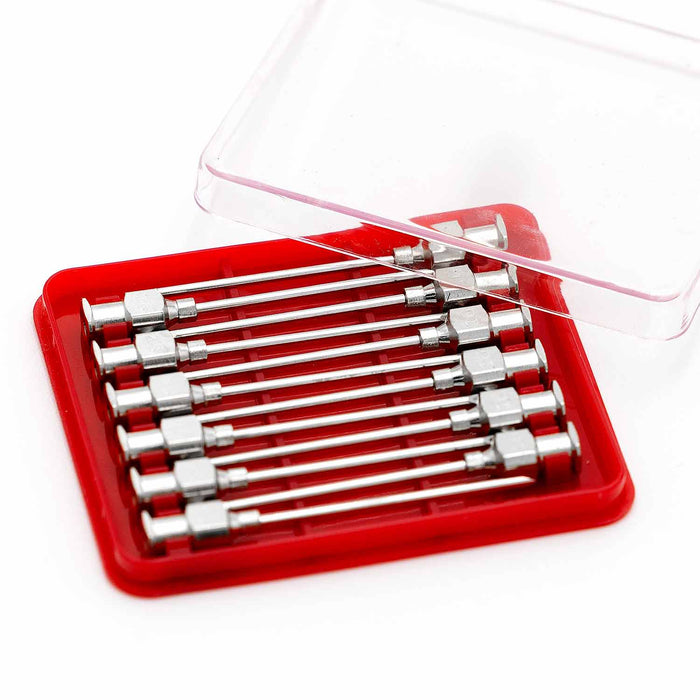 Jeffers Stainless Steel Veterinary Needles, 12 Pack