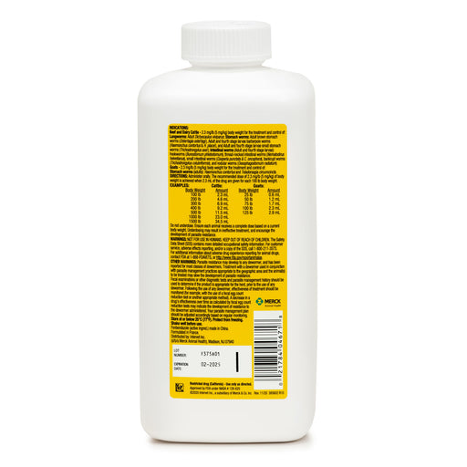 Safe-Guard 10% Suspension Cattle and Goat Dewormer - SafeGuard 10% Suspension Dewormer, 1000 mL  