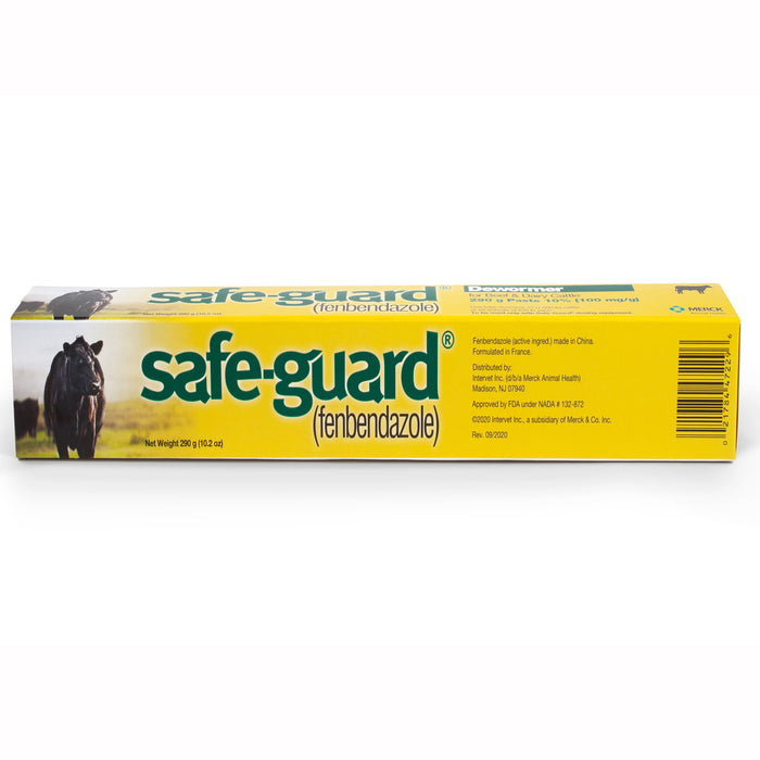 Safe-Guard Dewormer Paste - Cattle, 290 g Single Pack 