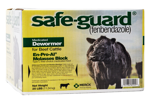 Safe-Guard Cattle Dewormer Block -   