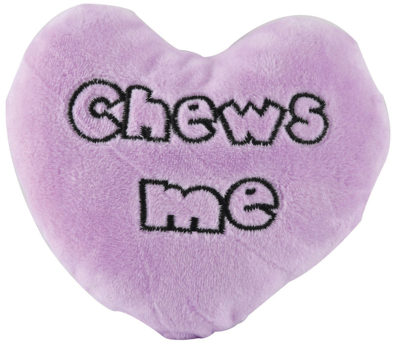 Chews Me Plush Conversation Heart - Lavender  