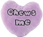 Chews Me Plush Conversation Heart - Lavender  