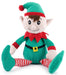 8 Plush Christmas Elf Dog Toy with Squeaker, Boy  