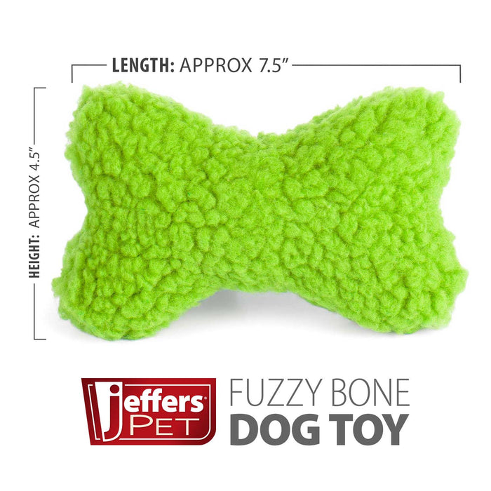 Jeffers Fuzzy Shapes with Squeakers, assorted colors - Bone  