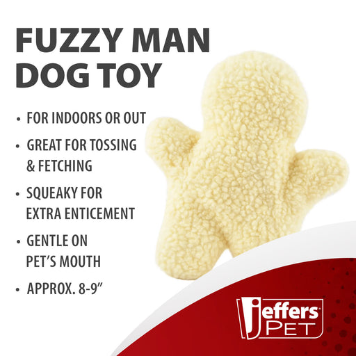 Jeffers Fuzzy Toys, Natural Color - Jeffers Fuzzy Man Toy  