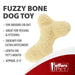 Jeffers Fuzzy Toys, Natural Color - Jeffers Fuzzy Bone Toy  