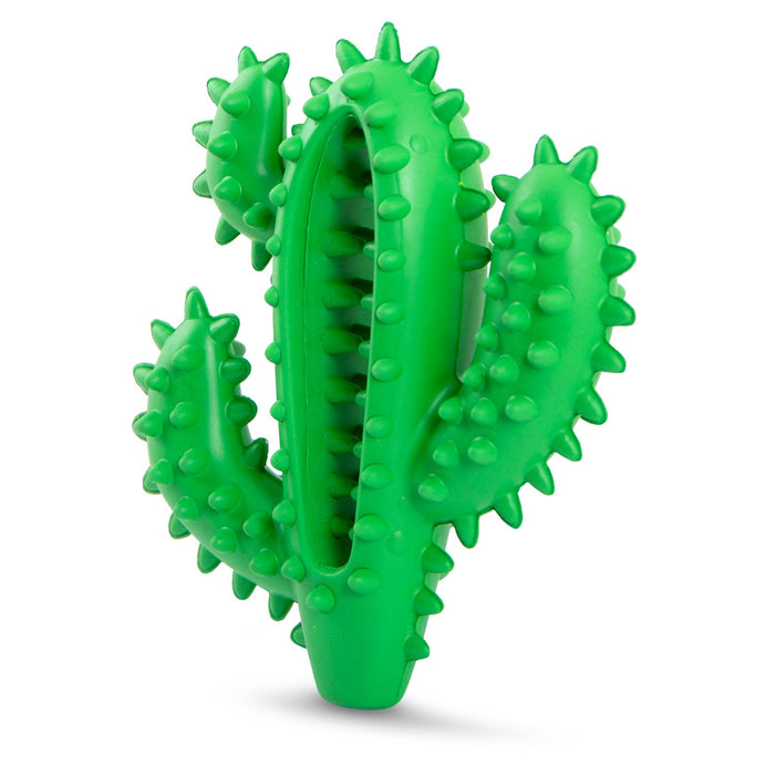 Jeffers Cactus Natural Rubber Dental Chew Toy for Dogs for Healthy Chewing Habits