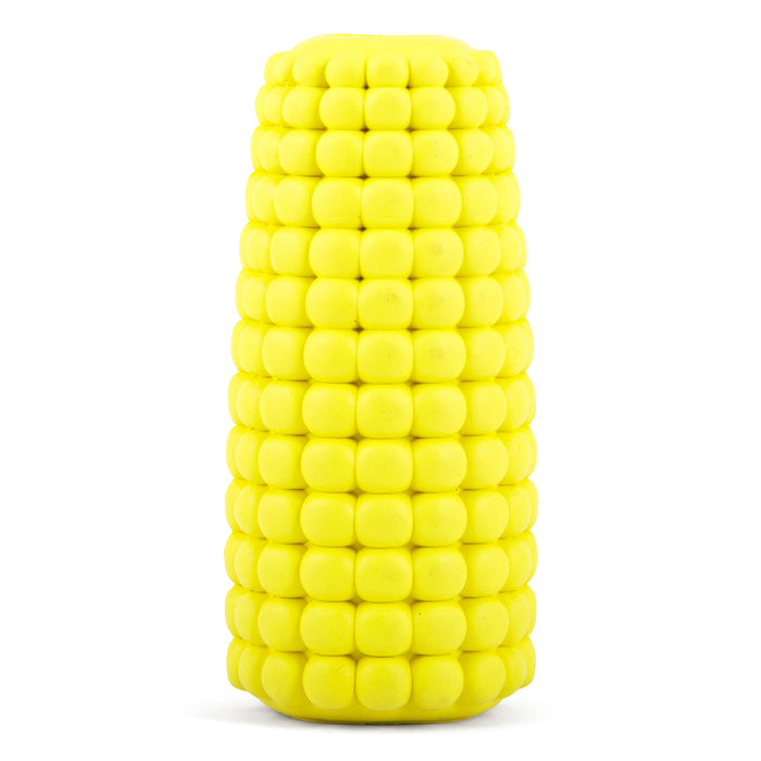 Jeffers Corn Cob Natural Rubber Stuffable Treat Dispenser Dog Dental Chew Toy