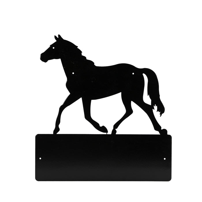 Jeffers Stall Name Plate, Horse Designs Metal Stall ID Sign