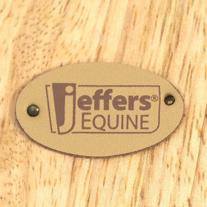 Jeffers Wooden Curved Dandy Brush with Horsehair Bristles, Horse Finishing Brush