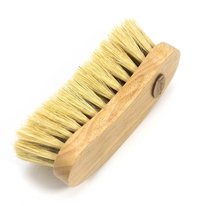 Jeffers Wooden Curved Dandy Brush with Mexican Fiber Bristles