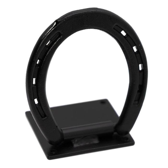 Jeffers Steel Horseshoe Cross Tie Rings for Barn & Stall Use