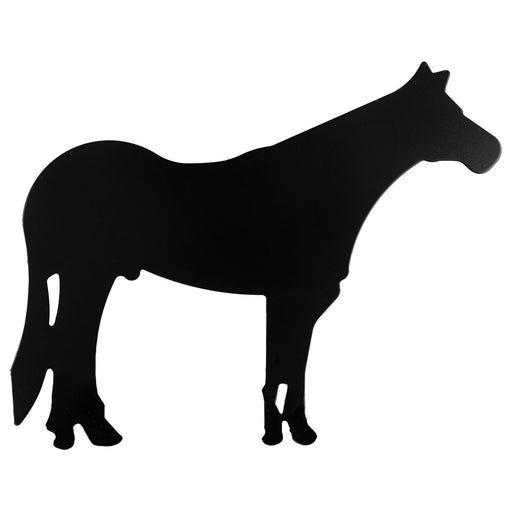 Horse Silhouette Tack Rack - Silhouette Tack Rack, Horse Standing  