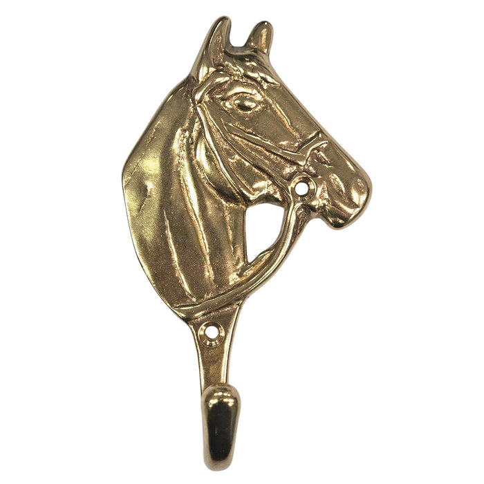Jeffers Brass Tack Hook, Horse Wall Hook for Bridles & Halters