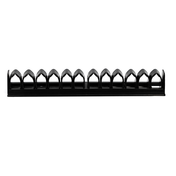 Jeffers Plastic Standard Whip Rack, Holds 12 Whips or Crops