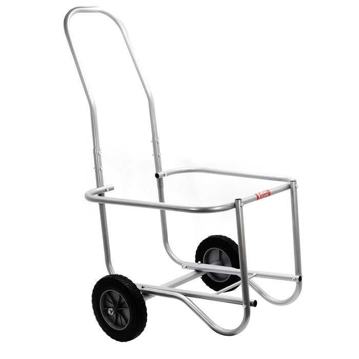 Jeffers Muck Bucket Cart, Galvanized Steel Waste Bucket Carrier