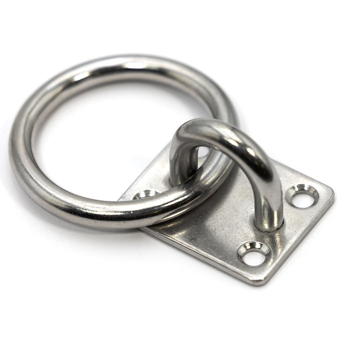 Jeffers Stainless Steel 2" Tie Ring for Cross Ties & Lead Ropes
