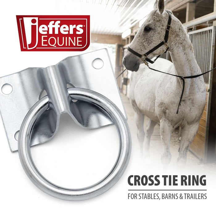 Jeffers Cross Tie Ring for Trailers, Stables, & Barns