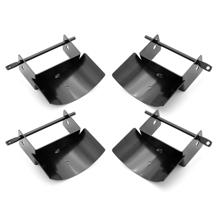 Copas de salto de metal Jeffers, par