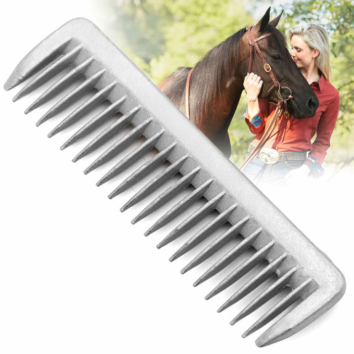 Peine de aluminio para caballos Jeffers