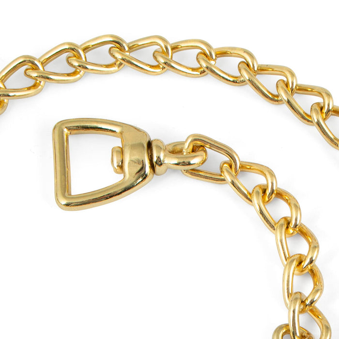 Jeffers Horse Lead Chain with Bolt Snap End & Square Eye Swivel End
