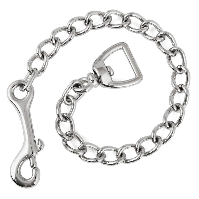 Jeffers Horse Lead Chain with Bolt Snap End & Square Eye Swivel End