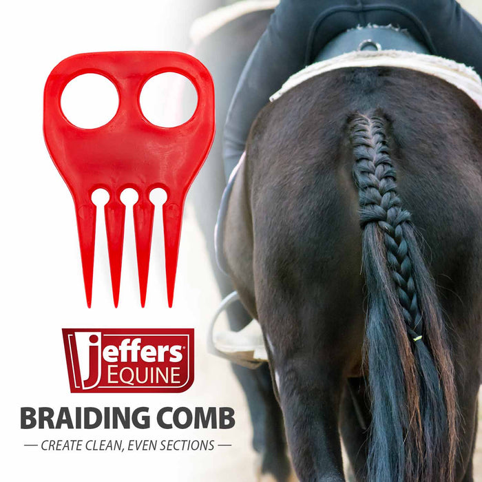 Peine trenzador Jeffers para caballos