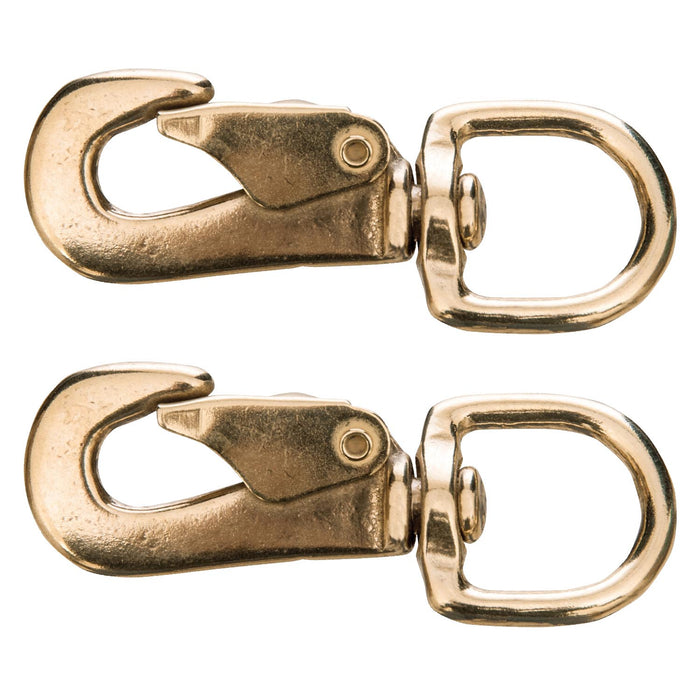 Cierre de resorte de latón macizo, 3/4" x 3-1/2" de largo