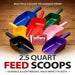 Jeffers Horse & Livestock Feed Scoop, 5 Pint/2.5 Quart - IAP5 - Red - 5 Pints (2.5 Quarts) - 1 - 4