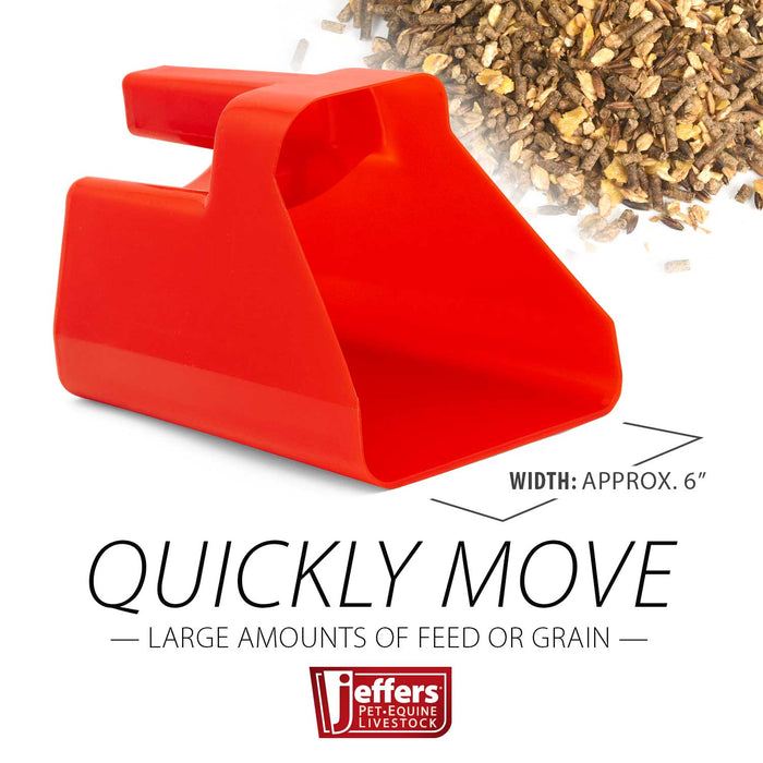 Jeffers 3 Quart Super Scoop for Grain or Feed