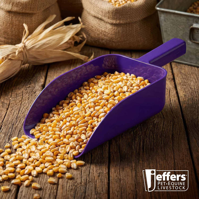 Jeffers Horse & Livestock Feed Scoop, 5 Pint/2.5 Quart - IAU9 - Purple - 5 Pints (2.5 Quarts) - 1 - 14