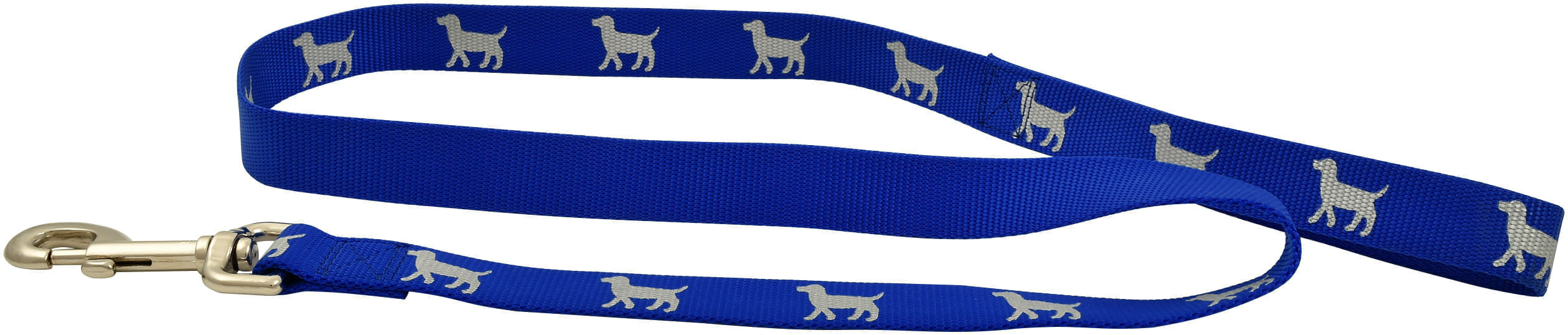 Reflective Hound Series Leash, 1" x 4' - Blue  