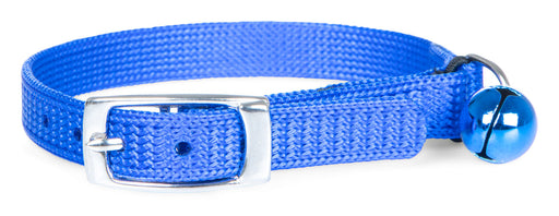 Jeffers Nylon Cat Collars - 10"L - Blue  