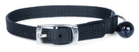 Jeffers Nylon Cat Collars - 12" - Black  