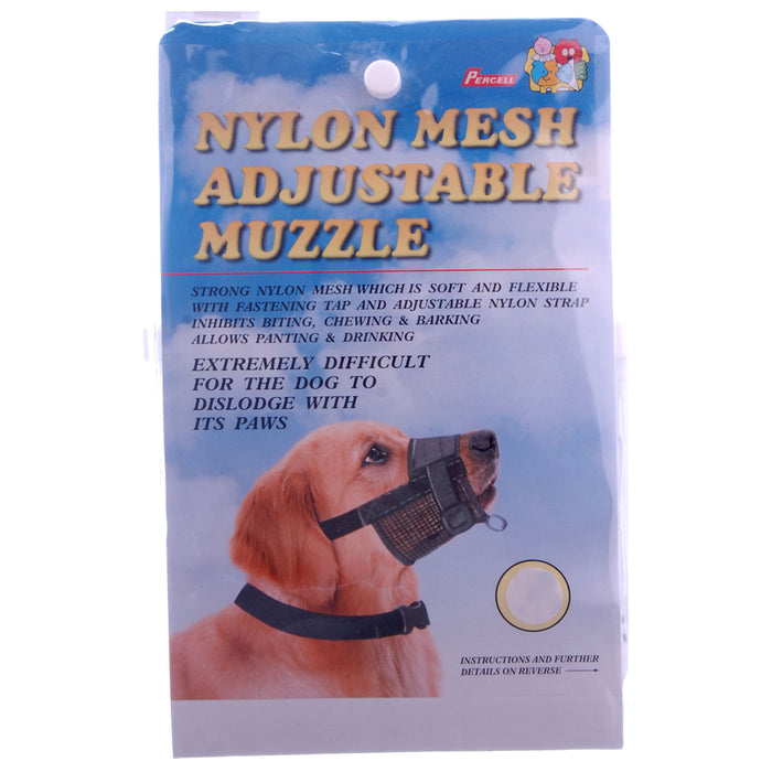 Jeffers Nylon Mesh Adjustable Muzzles - Jeffers Nylon Mesh Adjustable Muzzle, size 5XL  