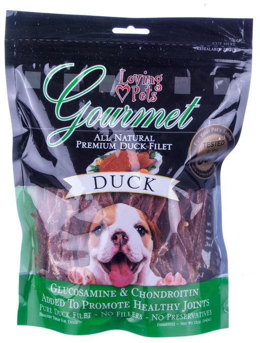 Gourmet All Natural Premium Duck Filet Dog Treats -   