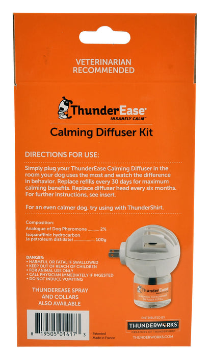 ThunderEase Dog Calming Diffuser Kit -   