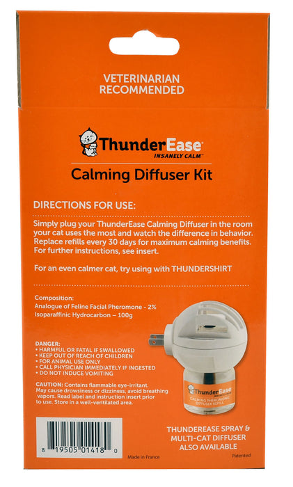 ThunderEase Cat Calming Diffuser Kit -   