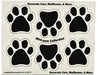 6 Mini-PAWS Magnets - Black  