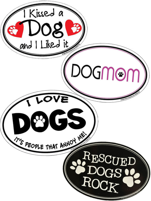 Oval Magnets, 6' x 4' (Dog) - Therapist/Wet Nose  