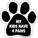 PAW Magnets, each - My Best Friend Is  