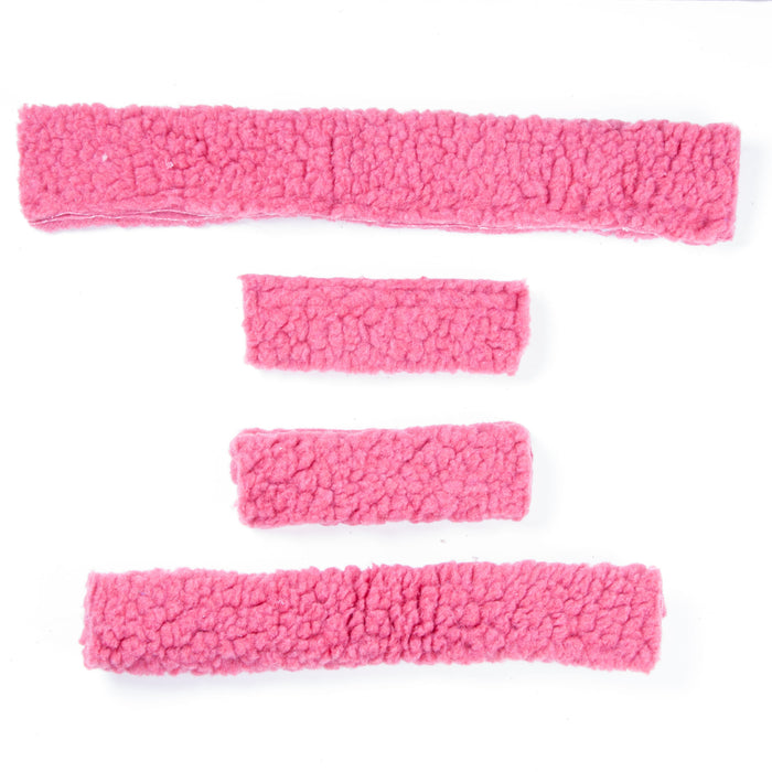 Intrepid International Halter Fleece Sets, 4 piece - Pink  