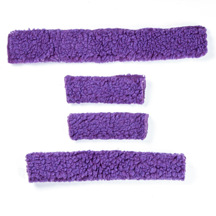 Intrepid International Halter Fleece Sets, 4 piece - Purple  