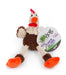 Brown Skinny Rooster Dog Toy - Small  